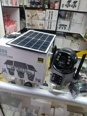 V380 Smart Solar Bullet-Dome Multi-Lens Linkage Security Camera,,,