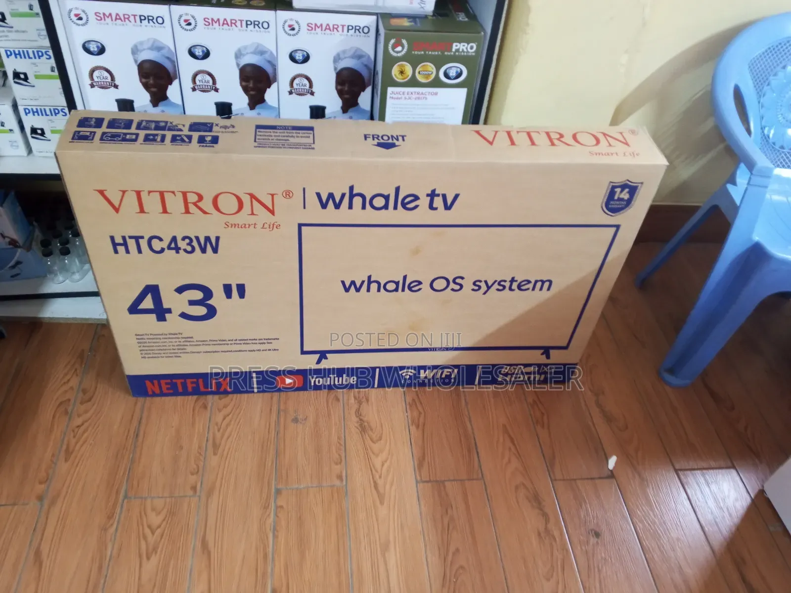 Vitron 43-Inch Smart Whale TV