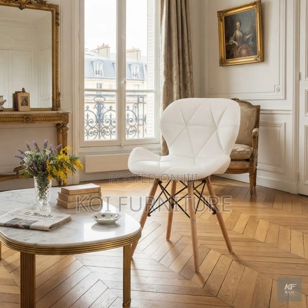Home Chairs; Ergonomic Mid Backrest Butterfly Dining Chairs