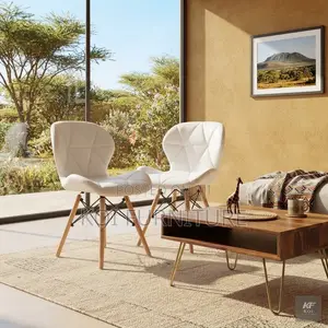 Home Chairs; Ergonomic Mid Backrest Butterfly Dining Chairs