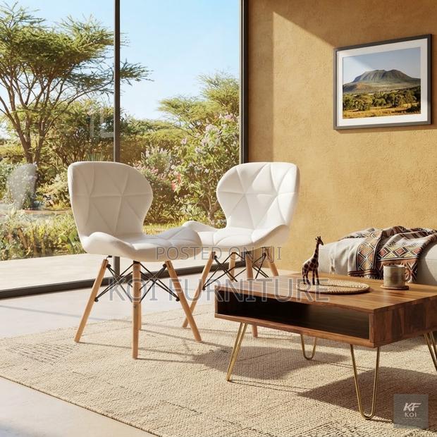 Home Chairs; Ergonomic Mid Backrest Butterfly Dining Chairs - thumbnail 5