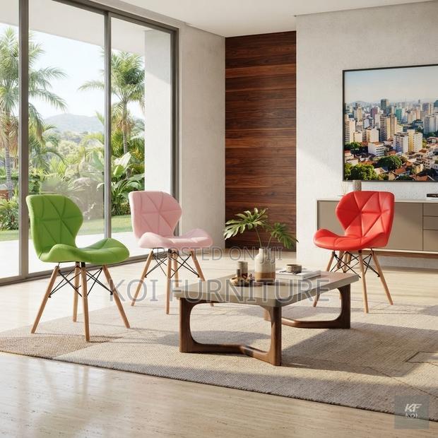Home Chairs; Ergonomic Mid Backrest Butterfly Dining Chairs - thumbnail 6