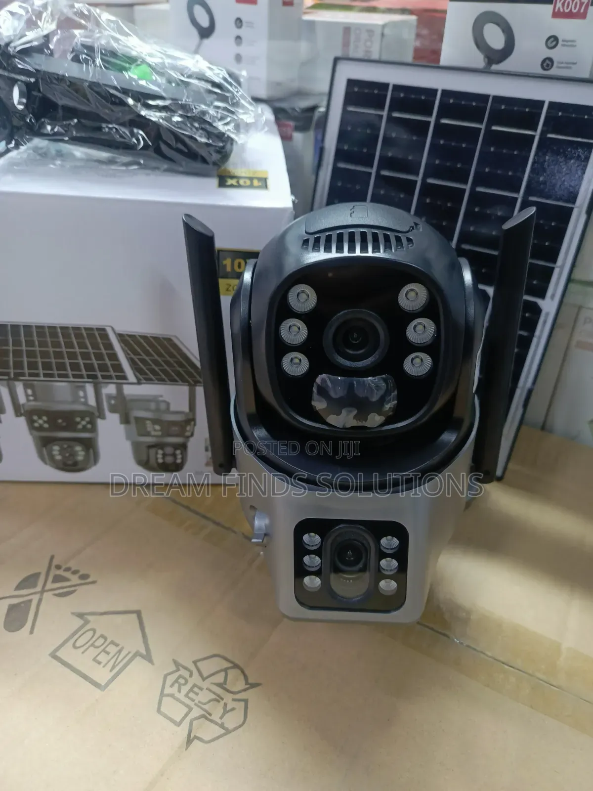 Next-Gen Home Security: V380 4G Wireless Smart Solar Camera🔅🔅🔅