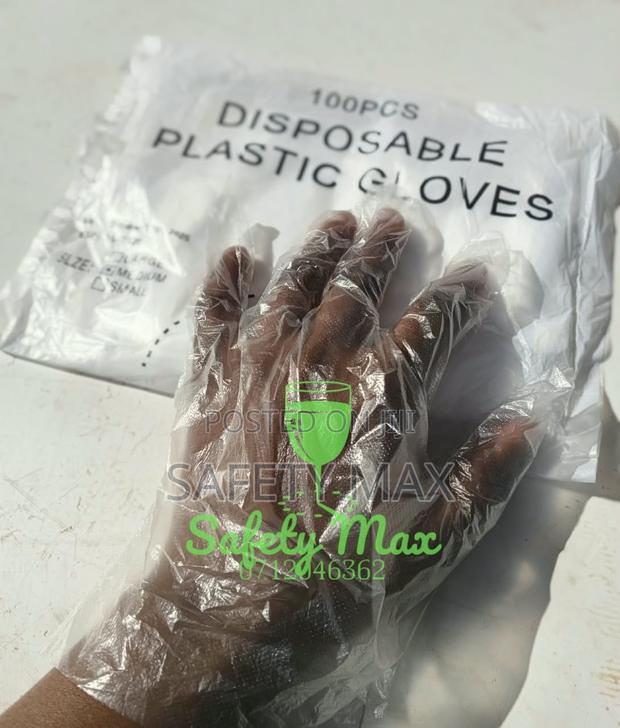 Disposable Plastic Gloves - main view