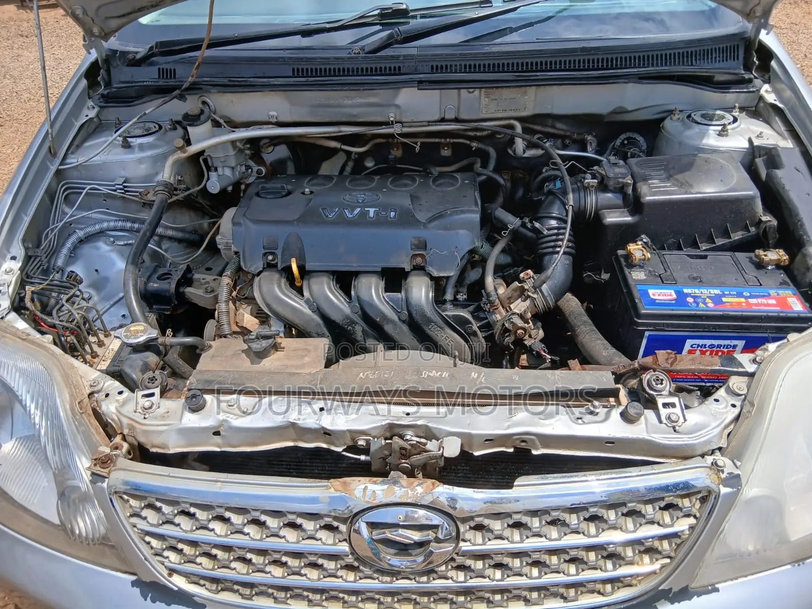 Toyota Corolla Fielder 2001 Silver