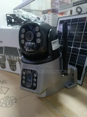 V380 4K Solar-Powered PTZ IP Camera – Wireless Multi-Lens Security