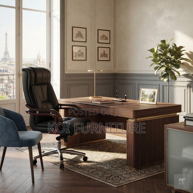 Office Chairs; Executive High Leather Bliss Office Chairs - thumbnail 4