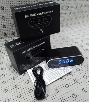 Spy Table Clock Camera – Wi-Fi Hidden Camera With Live Remote Viewing