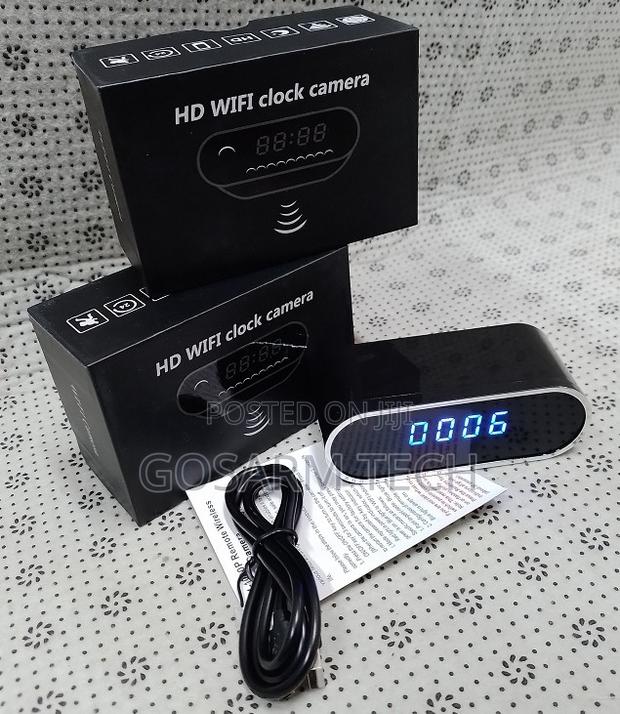 Spy Table Clock Camera – Wi-Fi Hidden Camera With Live Remote Viewing