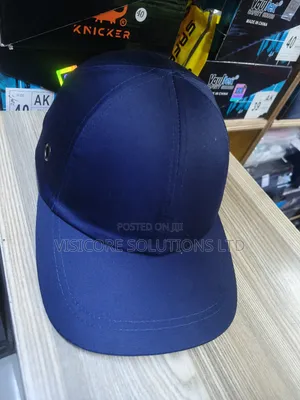 Bump Cap Navy Blue Plain