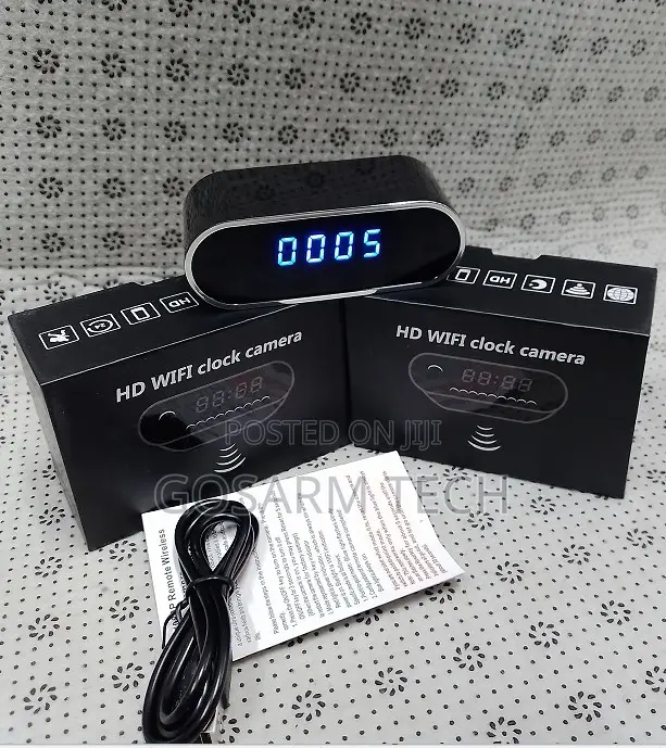 Digital Spy Clock Camera Built-in Camera With Indoor Monitoring