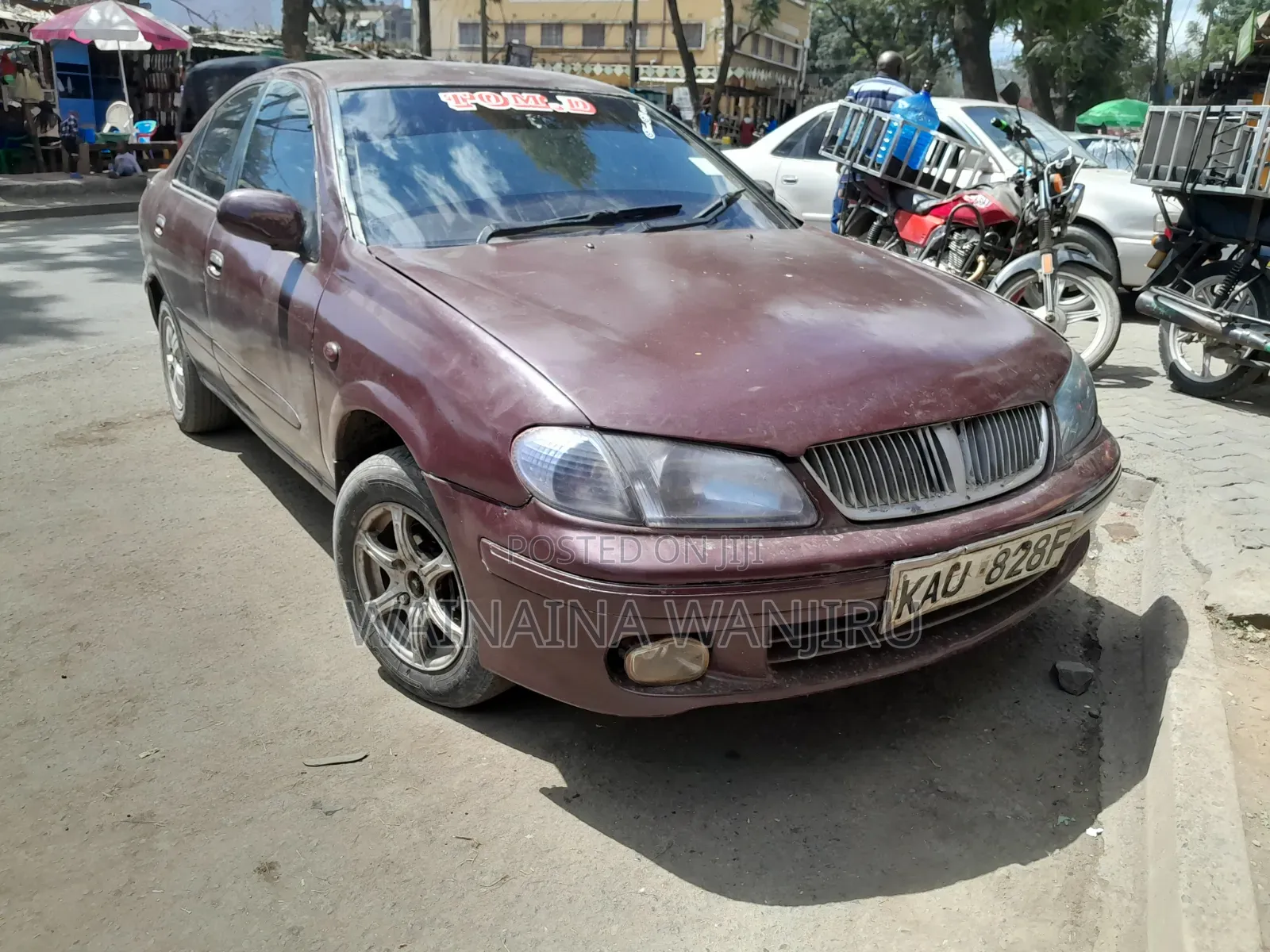 Nissan FB14 1999 Maroon