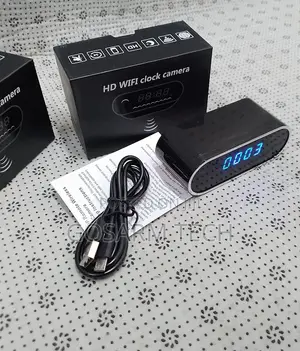 Affordable Wireless Clock Camera Wi-Fi Camera With Remote Monitoring