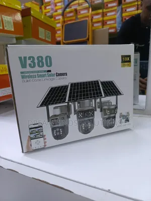 🛡 24/7 Off-Grid Vigilance: V380 Advanced Wireless Solar Camera