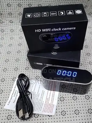Spy Clock Camera Wireless Wi-Fi Mini Camera With Full HD 1080P Recordi