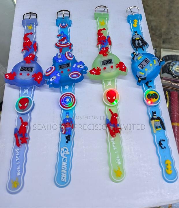 Kids’ Cartoon Digital Watch – Colourful LED Watch
