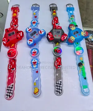 Kids’ Cartoon Digital Watch – Colourful LED Watch
