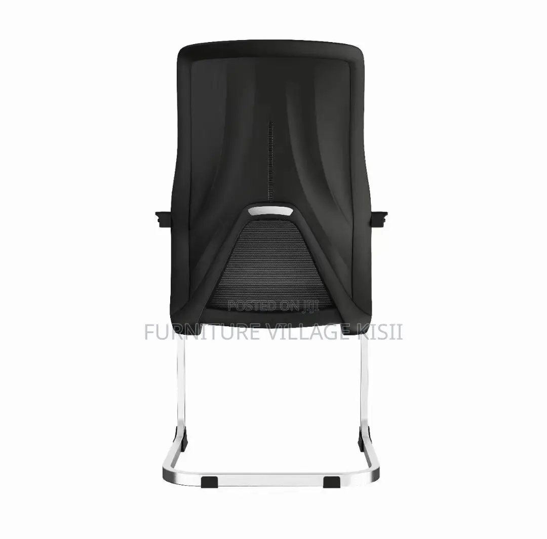 Office Chair; Black Mesh Breathable Conference Chair