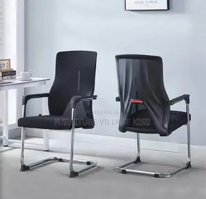 Office Chair; Black Mesh Breathable Conference Chair