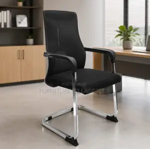Office Chair; Black Mesh Breathable Conference Chair