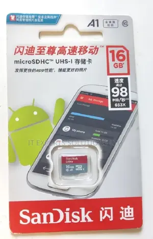 SanDisk Ultra MicroSD CLASS 10 80MBPS 16GB Without Adapter