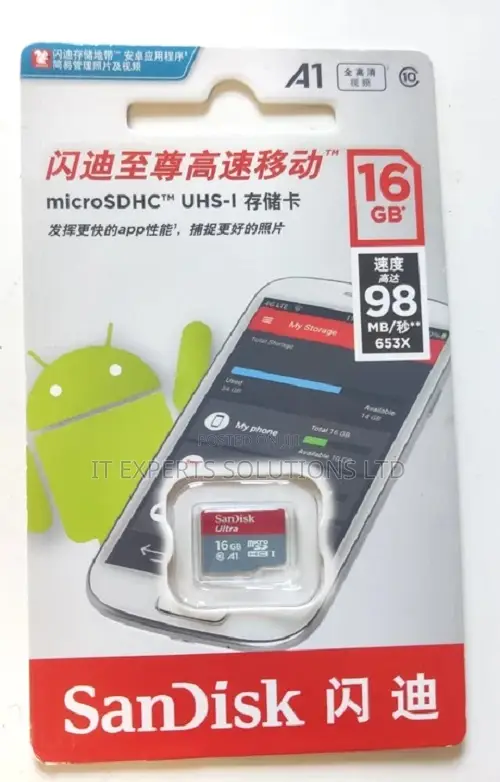 SanDisk Ultra MicroSD CLASS 10 80MBPS 16GB Without Adapter
