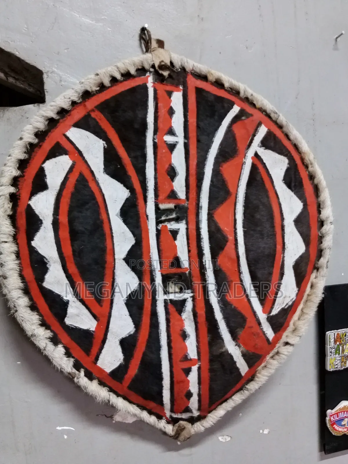African Worrior Shield / Handcrafted Traditional Maasai Shield