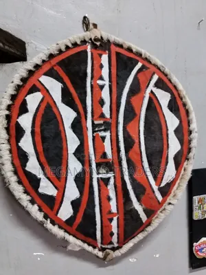 African Worrior Shield / Handcrafted Traditional Maasai Shield
