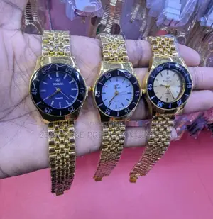 Ladies’ Gold-Tone Metallic Quartz Watch