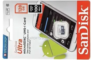 SanDisk Ultra 128GB Micro SD Class 10 microSDXC Memory Card 100mbps