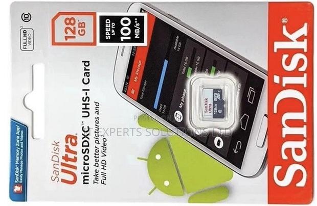SanDisk Ultra 128GB Micro SD Class 10 microSDXC Memory Card 100mbps