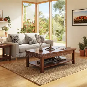 Coffee Table; Rectangular Home Office Meeting Coffee Table