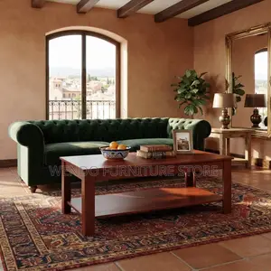 Coffee Table; Rectangular Home Office Meeting Coffee Table