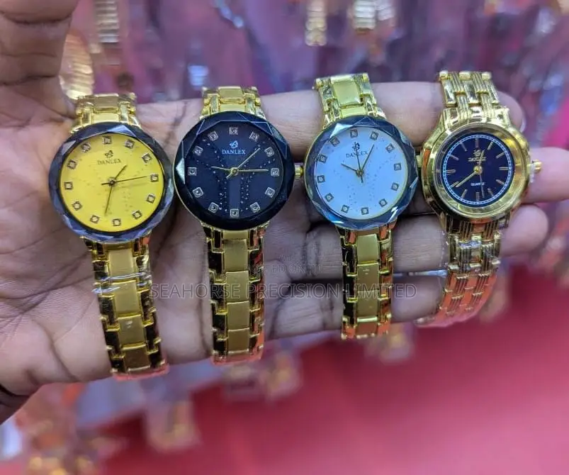Ladies’ Gold-Tone Metallic Quartz Watch