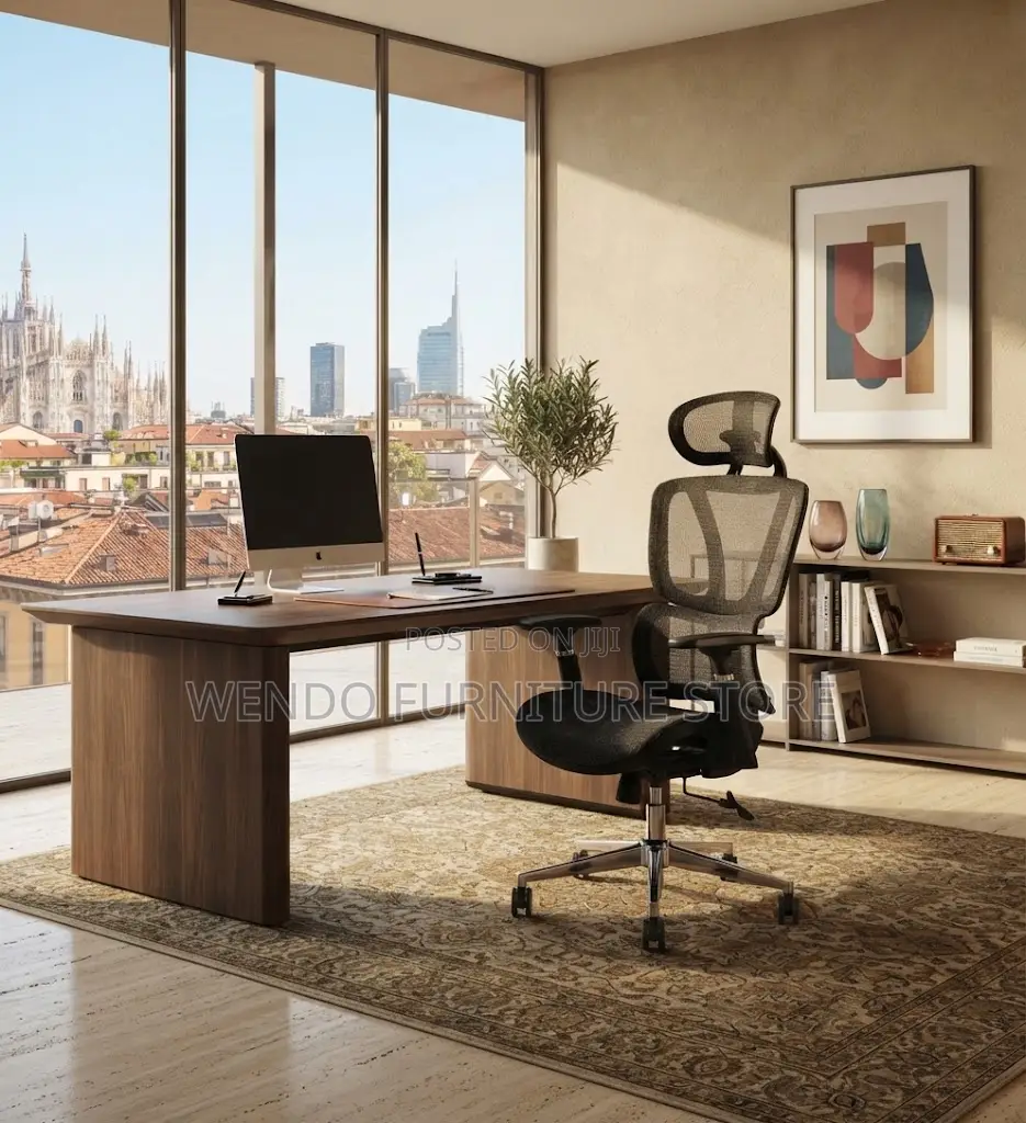 Office Chairs; High Backrest Executive Orthopedic Lumbar Office Seat