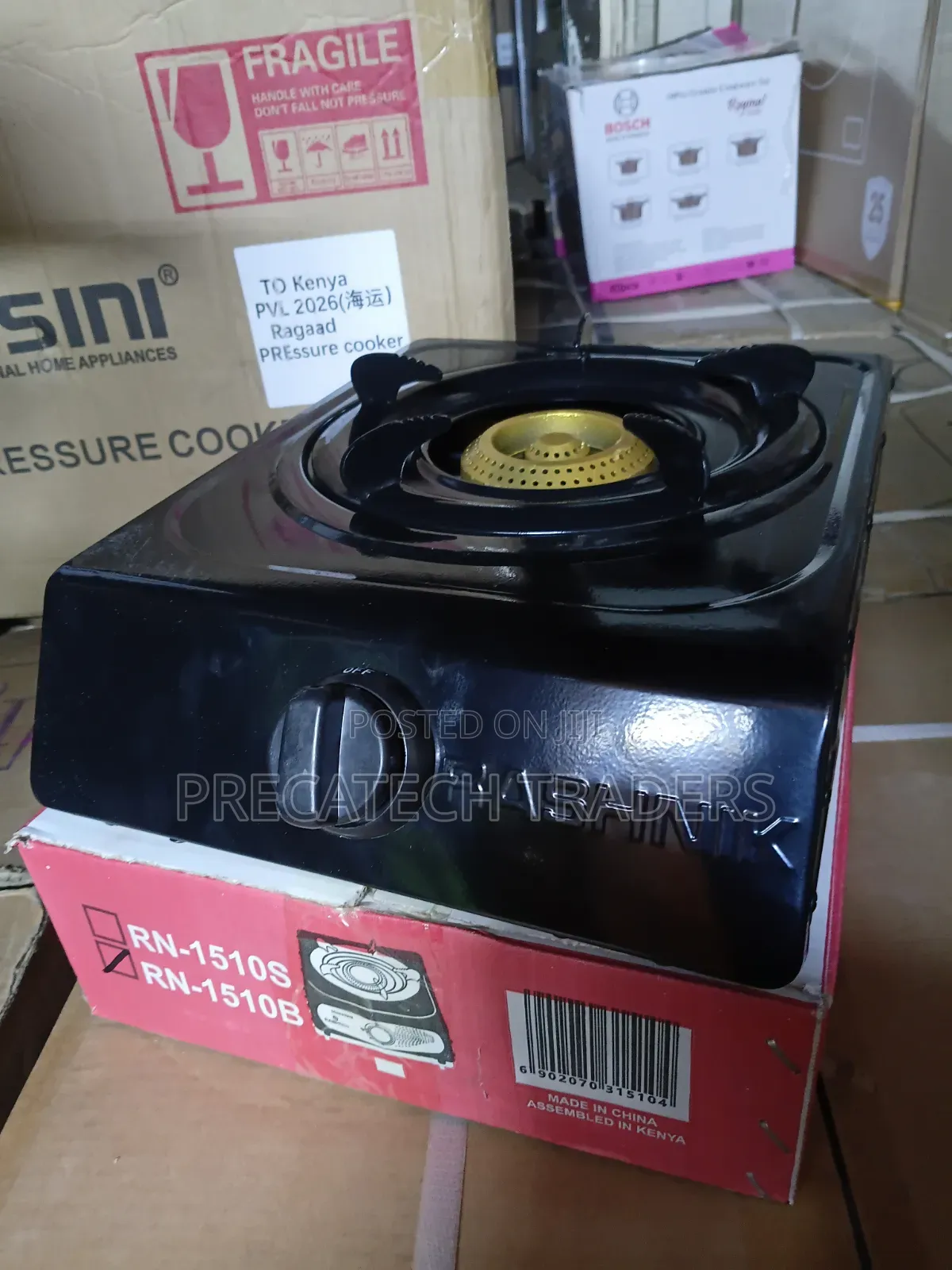 Rashnik Tabletop Single Burner Gas Cooker
