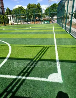Football Pitch Green Grass Carpet
