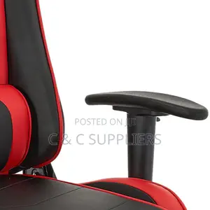Adjustable Leather Gaming Seat.