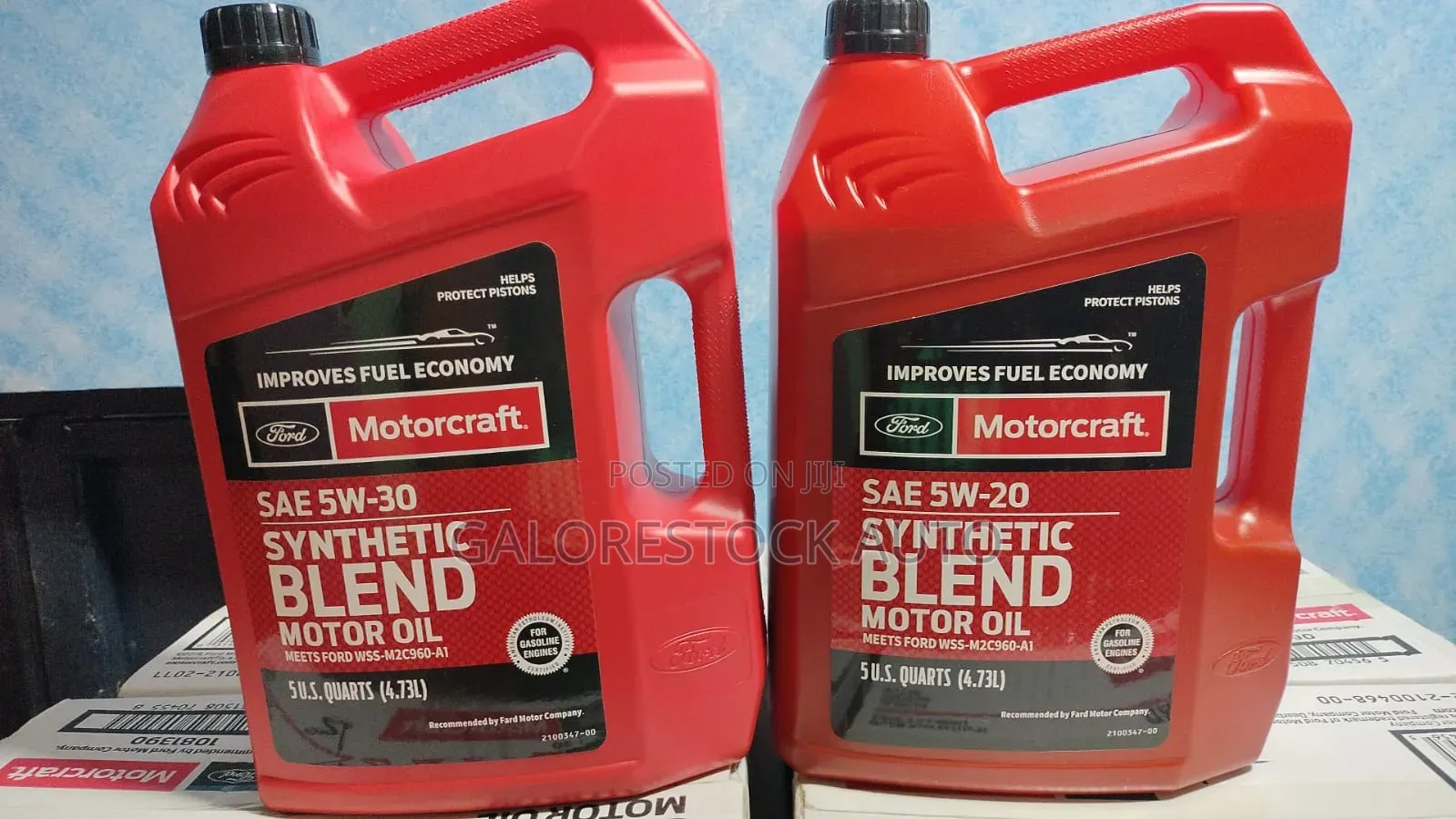 Motorcraft 5w-20 Synthetic Blend – 4.73l – Ford Gasoline Engines