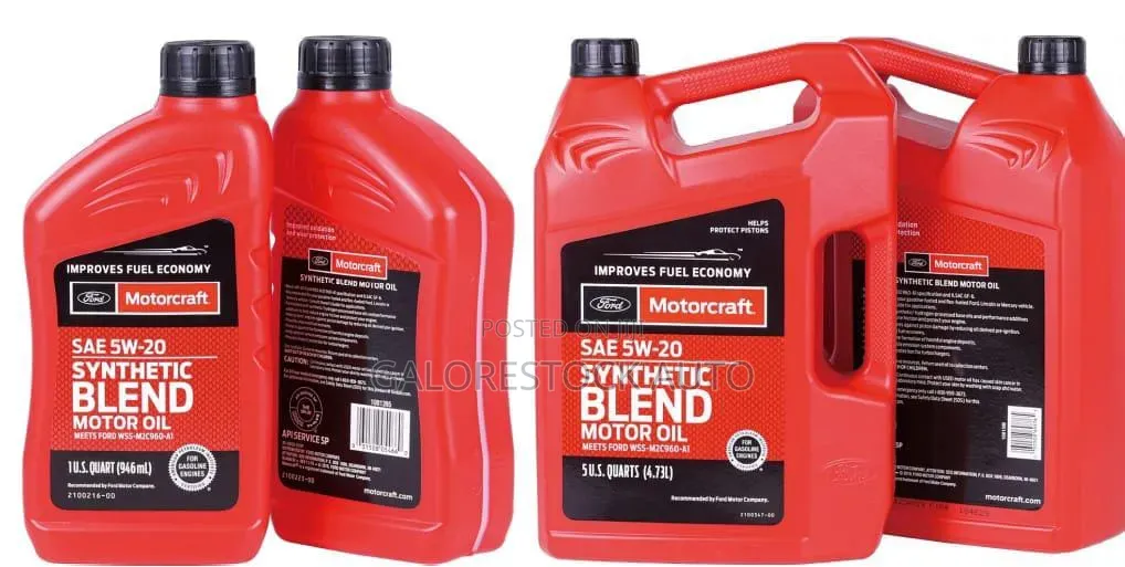 Motorcraft 5w-20 Synthetic Blend – 4.73l – Ford Gasoline Engines