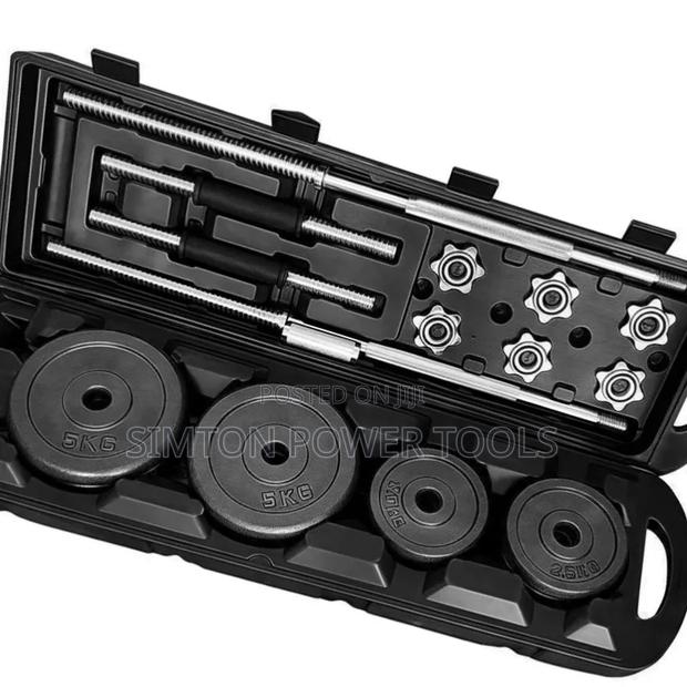 Premium Quality 50kg Barbell Set Adjustable Dumbbell Set