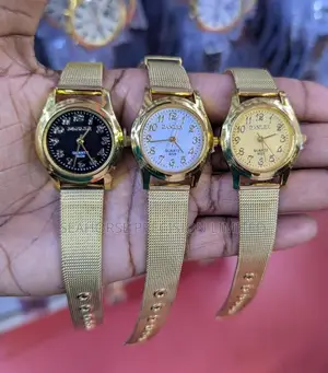 Ladies’ DANLEX Gold-Tone Mesh Strap Quartz Watch