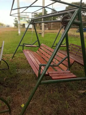 Outdoor Garden Benches and Umbrellas