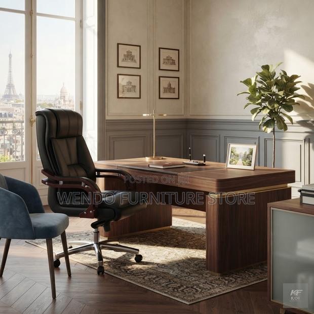 Office Chairs; Bliss Executive High Backrest Office Leather Seat - thumbnail 4