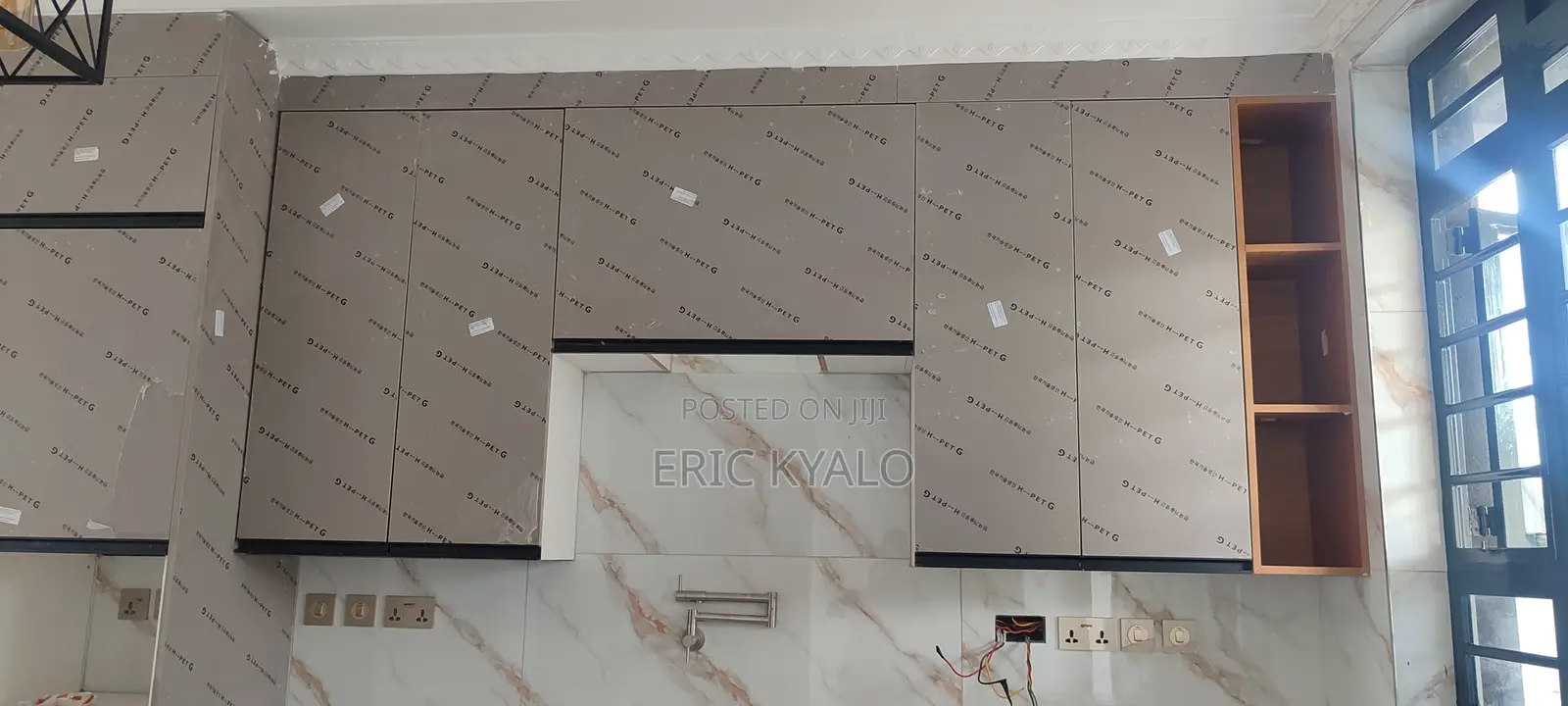 Kitchen Cabinets, Wardrobes, Vanities, TV Walls, Gypsum, Fittings
