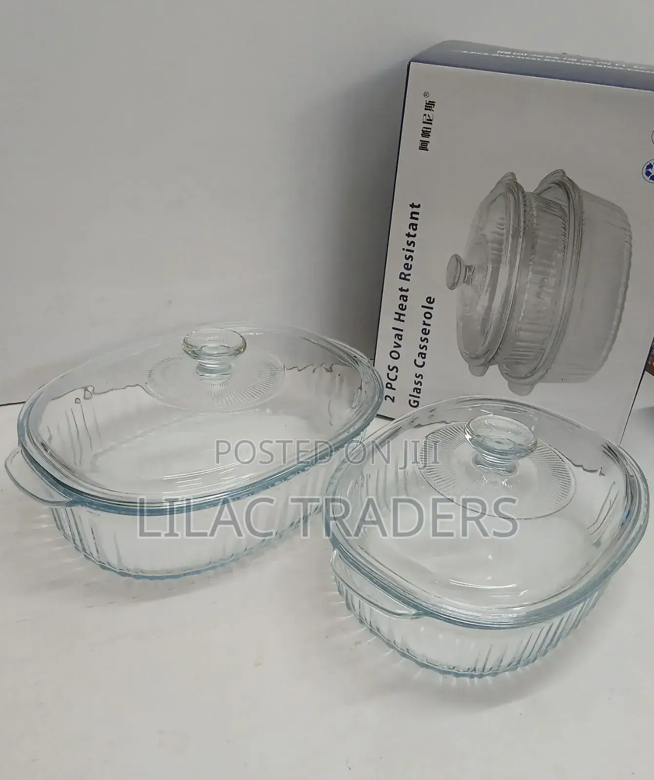 Heat Resistant Baking Casserole 2pcs