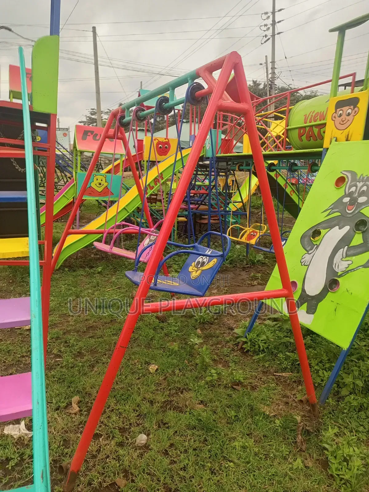 Kids Garden Swings Set and Slides