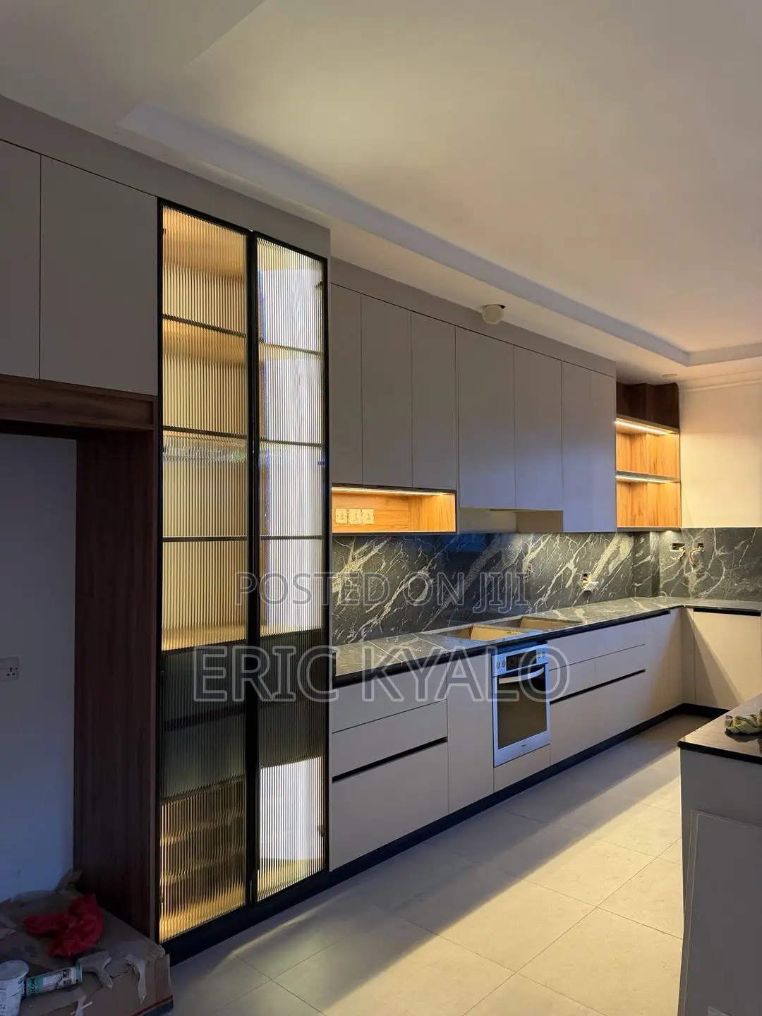 Kitchen Cabinets, Wardrobes, Vanities, TV Walls, Gypsum, Fittings