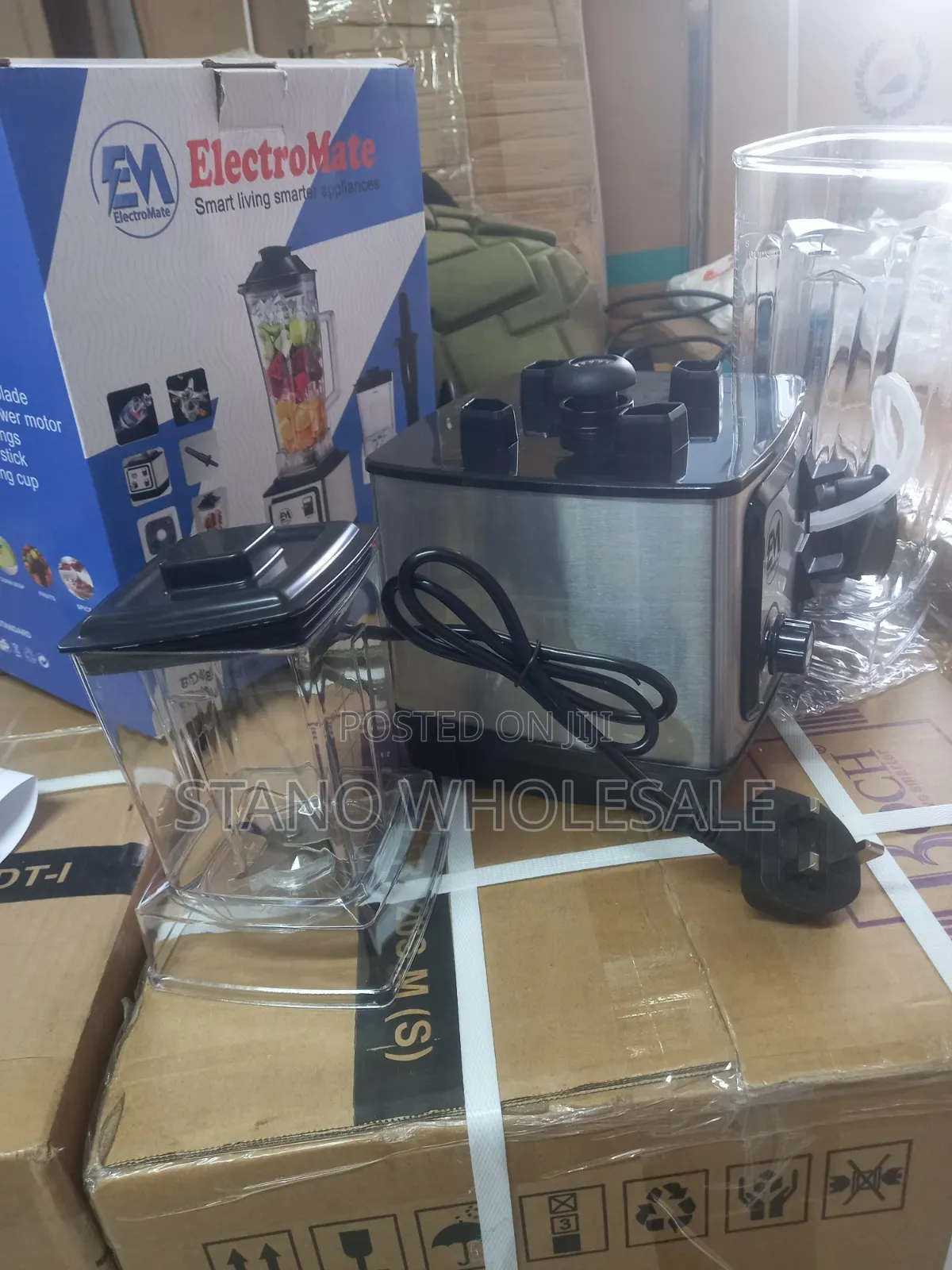 Eletromate Commercial Blender Silver