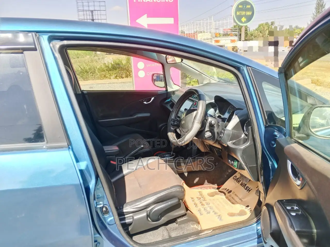 Honda Fit 2012 Blue